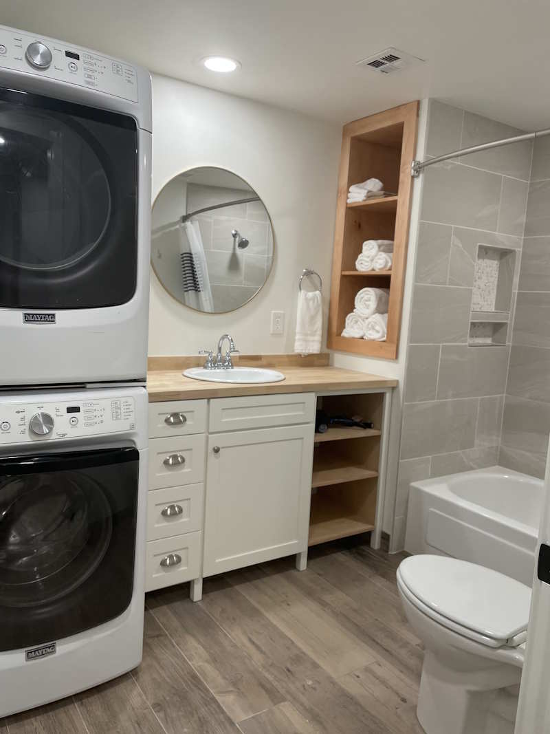 Full Sized Laundry Facilities